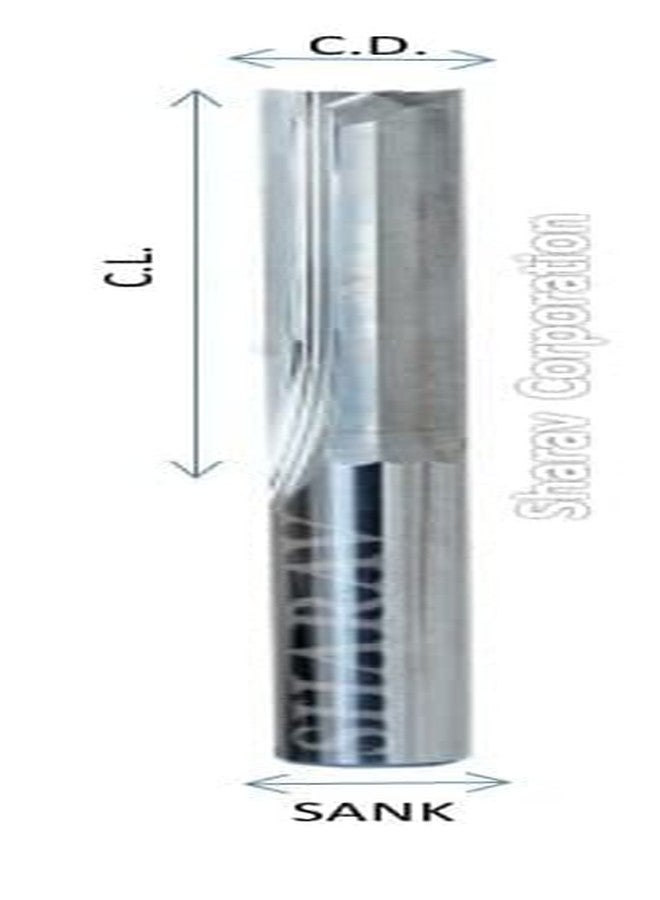 Sharav Solid Carbide Cnc Router Straight Bit 6mmDia X 30mm CL X 6mm Sank X50mm Long For Wood & MDF Cutting STF-630 - Image 3